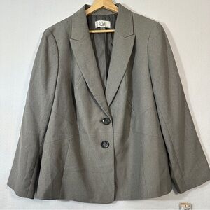 NEW Le Suit Gray Blazer